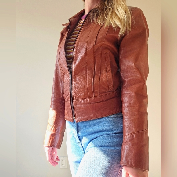 🇨🇦 Vintage Neto Leather Jacket (late 70's/80's) - Picture 3 of 8